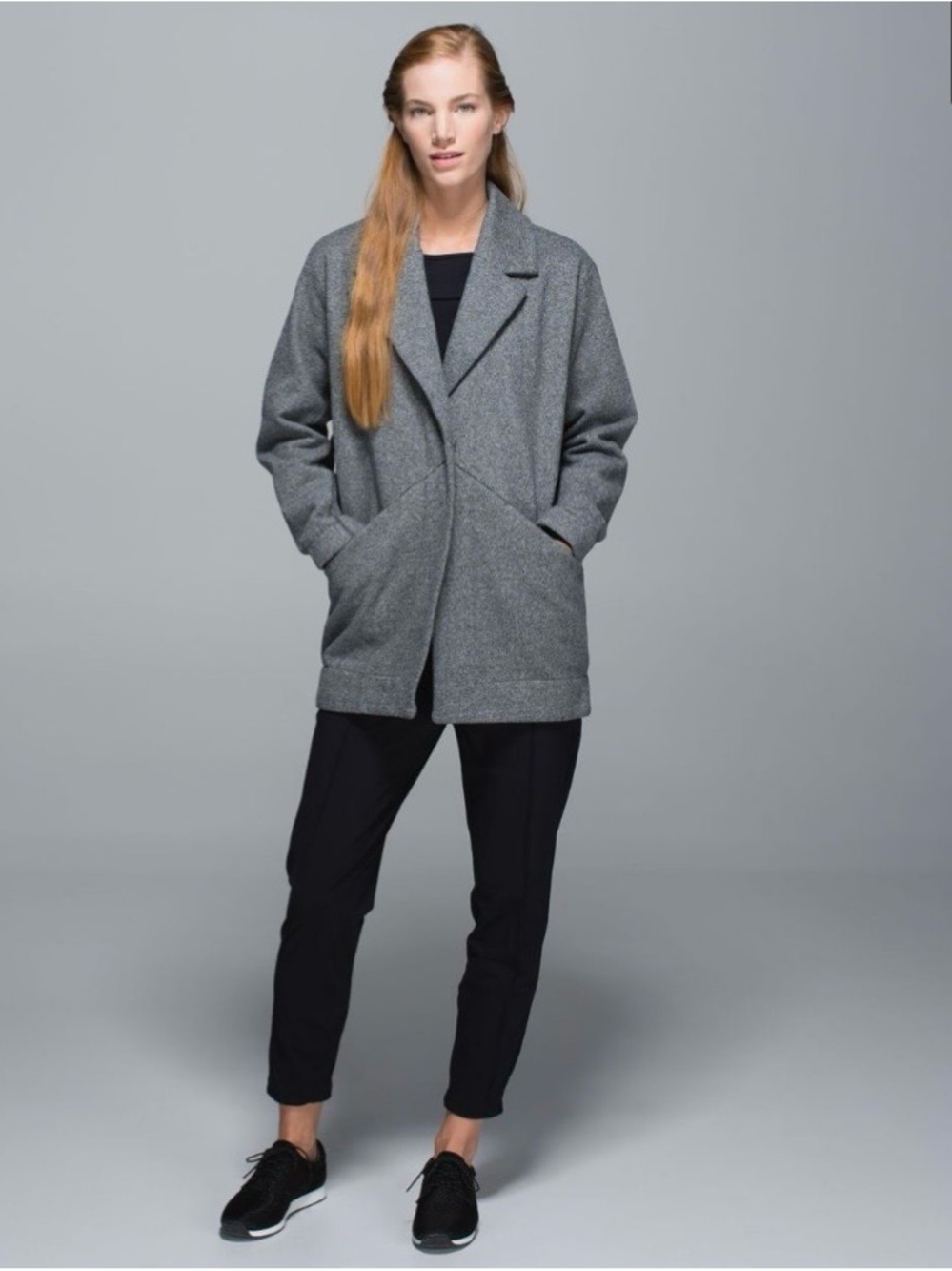 lululemon athletica Grey Relaxed Blazer Coat - Picture 3 of 5